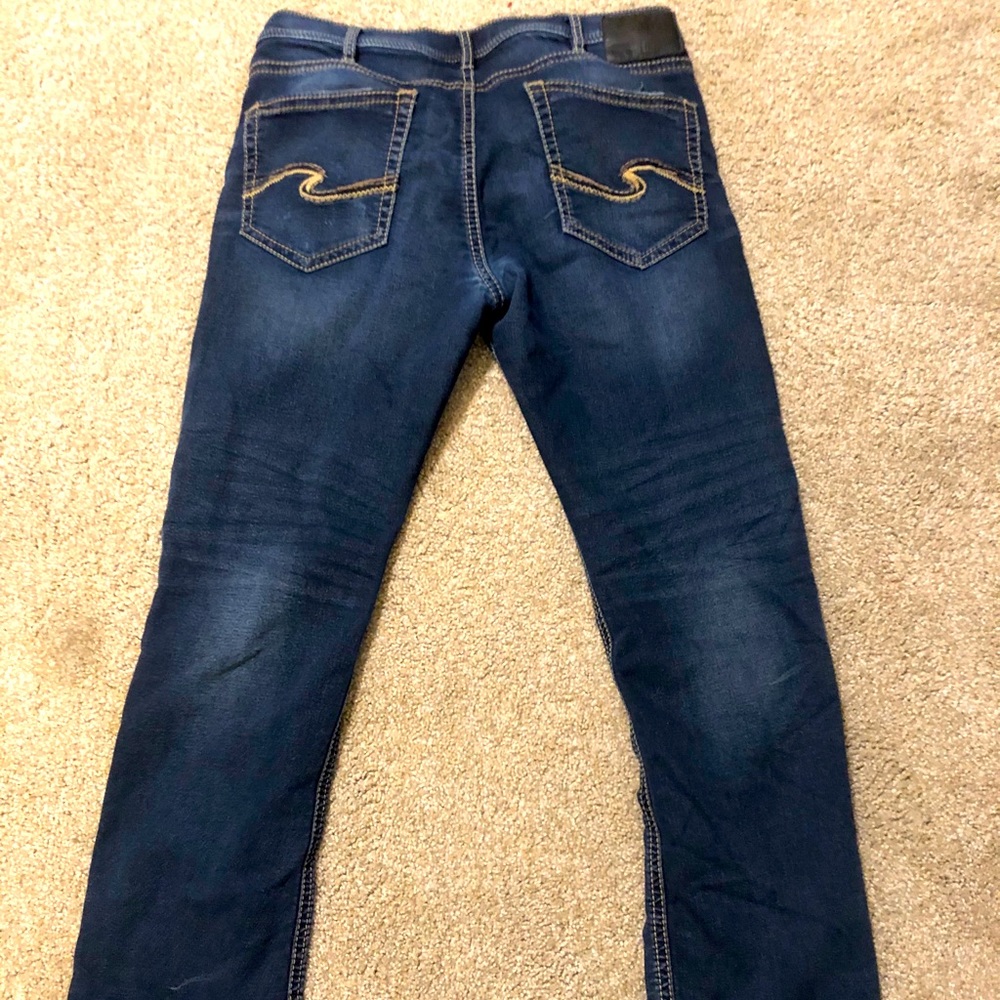 Men’s Silver Jeans